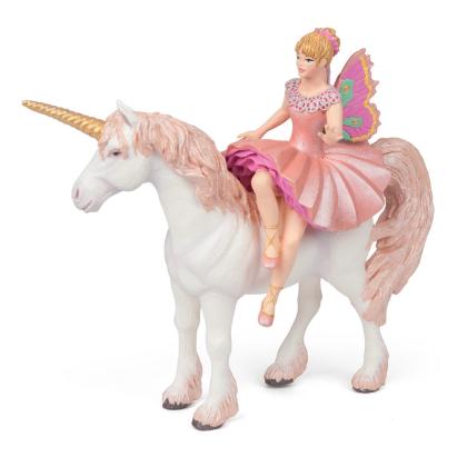 Figurina Papo Balerina Elf cu Unicorn Magic pentru copii 3+ ani