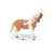 Figurină Papo Cal Pinto pictată manual, realistă, pentru copii 3+ ani