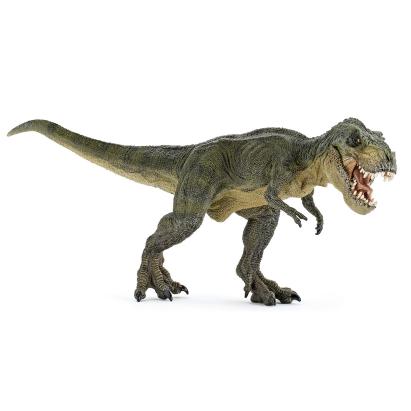 Figurină dinozaur T-Rex verde Papo, realistă, pentru joacă și colecție