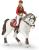 Set figurine Papo Poney Club cu boxă din carton și 4 figurine ecvestre