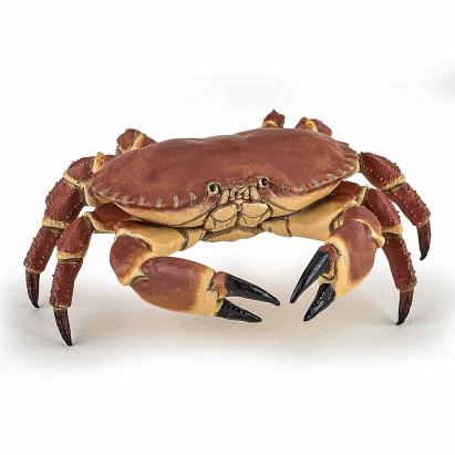 Figurina Papo Crab realistă, pictată manual, pentru copii 3+ ani