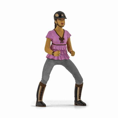 Figurina Papo Calareata Moderna, pictata manual, pentru copii 3+ ani