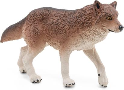 Figurina lup Papo realistă, pictată manual, pentru copii 3+ ani