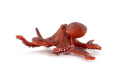 Figurina caracatita mica Papo, jucarie realista pictata manual