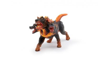 Figurina Papo Cerber de Foc, pictata manual, pentru copii 3+