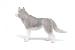 Figurina Husky Siberian Papo pictata manual pentru copii 3+