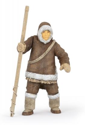 Figurina Papo Inuit pictata manual, multicolor, 11 cm, pentru copii 3+