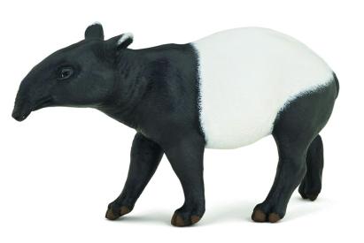 Figurina Tapir Papo pictata manual, animal salbatic realist