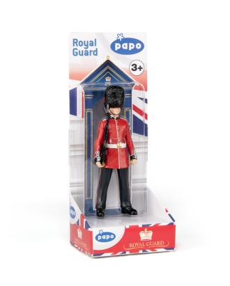 Figurină Papo Garda Regală, soldat britanic pictat manual, 16.5 cm