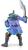 Figurina Papo Mutant Rechin pirat cu jacheta albastra, pictata manual