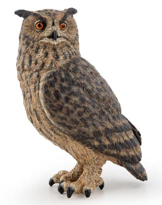 Figurina bufnita vultur Papo, pictata manual, pentru copii 3+