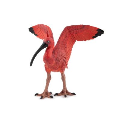 Figurina Papo ibis rosu realist, pictata manual, pentru copii 3+