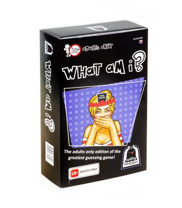 Joc What Am I? în limba engleză, 18+, pentru adulți