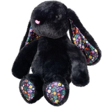 Iepuraș de pluș negru 35 cm, moale și adorabil pentru copii