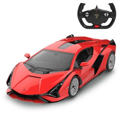 Masina cu telecomanda Lamborghini Sian rosie, scara 1:14, Rastar