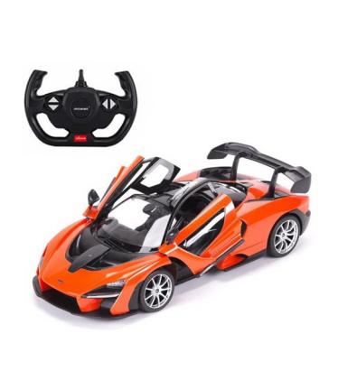 Mașină cu telecomandă McLaren Senna portocalie, scara 1:14
