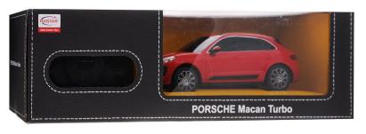 Masina cu telecomanda Porsche Macan Turbo rosie, scara 1:24