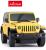 Masina cu telecomanda Jeep Wrangler Rubicon galben, scara 1:24