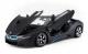 Mașinuță metalică BMW i8 negru, scara 1:24, model Rastar