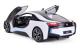 Masina cu telecomanda BMW i8 alba, scara 1:14, 2.4 GHz, cu lumini