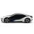 Masina cu telecomanda BMW i8 alba, scara 1:24, 2.4 GHz, Rastar