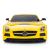 Mașină cu telecomandă Mercedes-Benz SLS AMG galbenă, scara 1:18