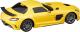 Mașină cu telecomandă Mercedes-Benz SLS AMG galbenă, scara 1:18