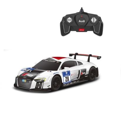 Masina cu telecomanda Audi R8 LMS Performance alba, scara 1:18