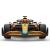 Mașinuță metalică McLaren F1 MCL36, scară 1:24, model Rastar