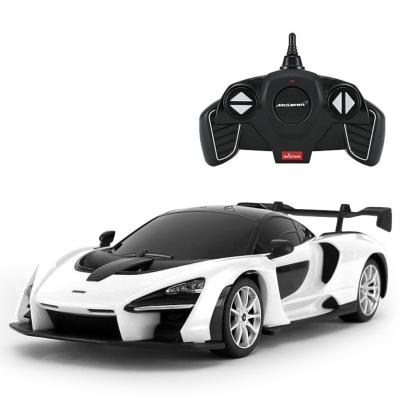 Masina cu telecomanda McLaren Senna alba, scara 1:18, Rastar