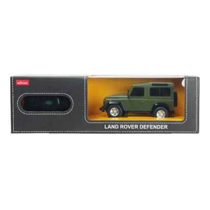 Mașină cu telecomandă Land Rover Defender verde, scara 1:24, Rastar