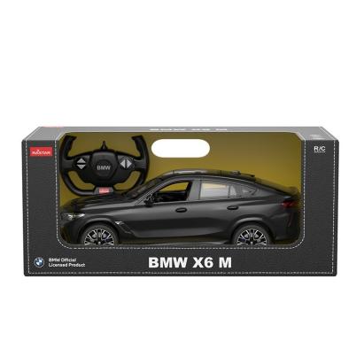 Mașină cu telecomandă BMW X6 M neagră, scara 1:14, 2.4 GHz