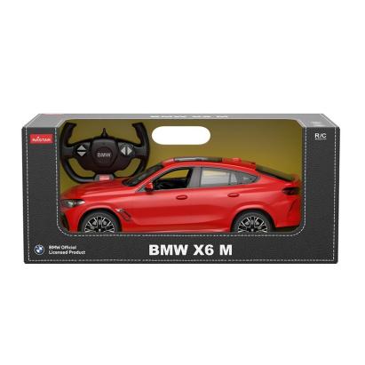 Mașină cu telecomandă BMW X6 M roșie, scara 1:14, Rastar