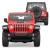 Macheta metalica Jeep Wrangler Rubicon 4xe rosu, scara 1:24