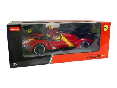 Masina cu telecomanda Ferrari 499P Rastar, scara 1:14, rosie