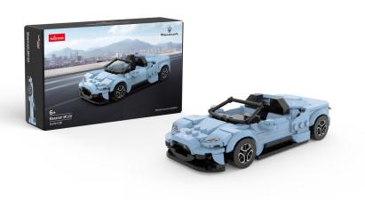 Mașinuță construibilă Rastar Maserati MC20 Cielo, scară 1:30, 370 piese