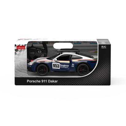 Masina cu telecomanda Porsche 911 Dakar Rastar, scara 1:14, 2.4 GHz