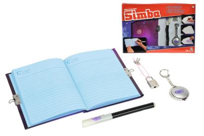 Jurnal magic Simba cu stilou secret si accesorii pentru copii 6+ ani