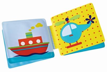 Carte de baie pentru bebelusi Simba, 8 pagini, multicolor, 6 luni+