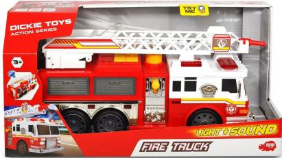 Masina de pompieri cu apa 36 cm, lumini, sunet si pulverizare