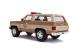 Macheta metalica Chevy Police K5 Police 1980, scara 1:24, cu insigna