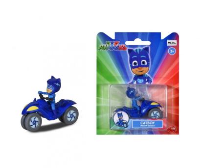 Vehicul Catboy Moon Rover cu figurina metalica Eroi in Pijama
