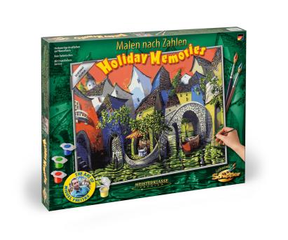 Kit pictură pe numere Schipper Holiday Memories, 40x50 cm