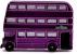 Set 2 masinute Harry Potter Ford Anglia 1959 si Knight Bus, metal