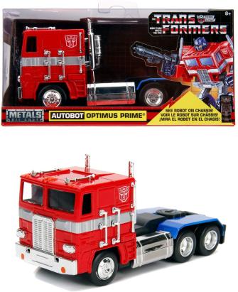 Mașinuță metalică Transformers Optimus Prime G1, scara 1:32