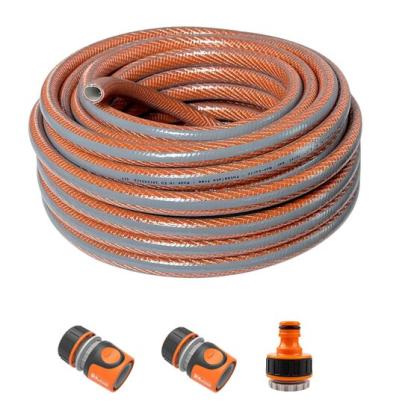 Furtun de gradina, 6 straturi, antirasucire, 1/2", 50 m, cuple, adaptor, Richmann Exclusive (148108) GartenVIP DiyLine