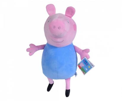 Jucarie de plus George din Peppa Pig, moale, 31 cm, Simba