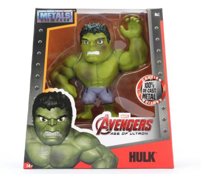 Figurină metalică Hulk Marvel 15 cm, colecție Avengers