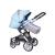 Carucior 2 in 1 Coletto Giovanni Blue, cu landou si parte sport