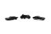 Set 3 vehicule nano Batman din metal, 4 cm, Batmobile Batcycle